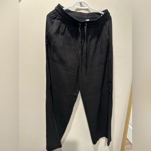 NWOT, Black Linen pants, Large